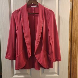 Ricki's Rose-Pink Open Front Blazer Jacket